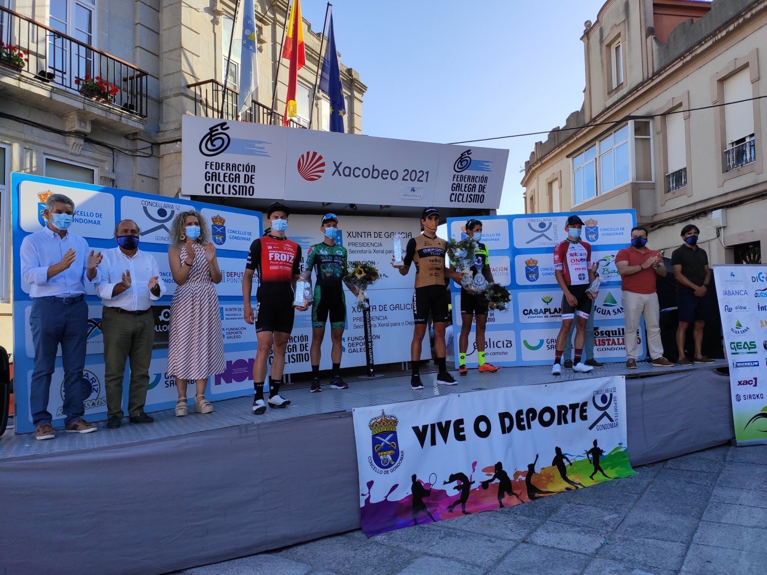 Podium Xacobeo 2021 Armstrong