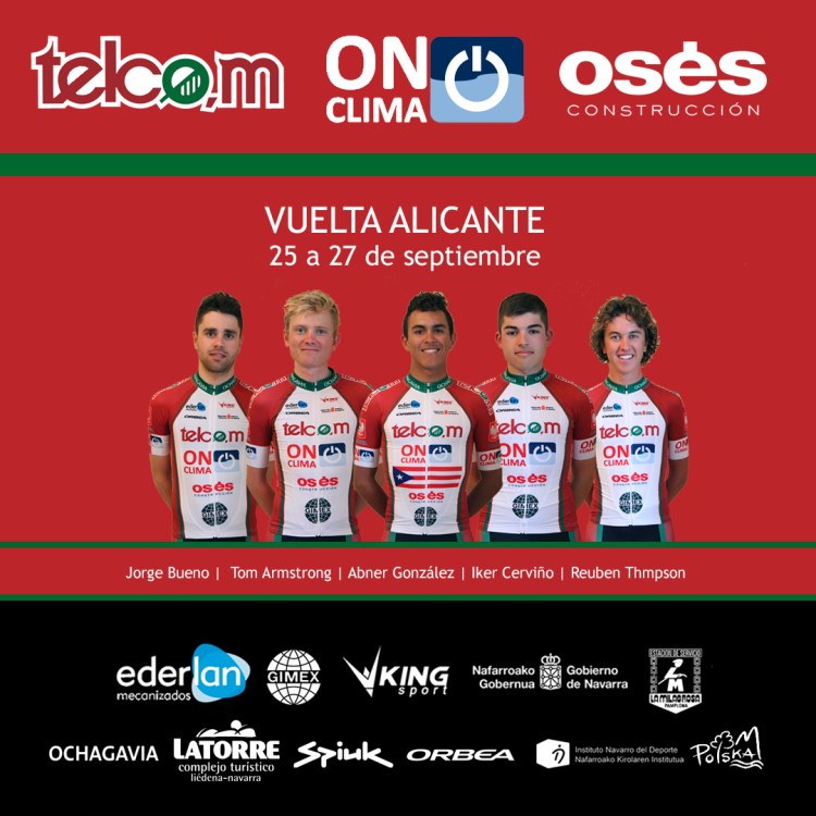 Vuelta Alicante alineación Telcom