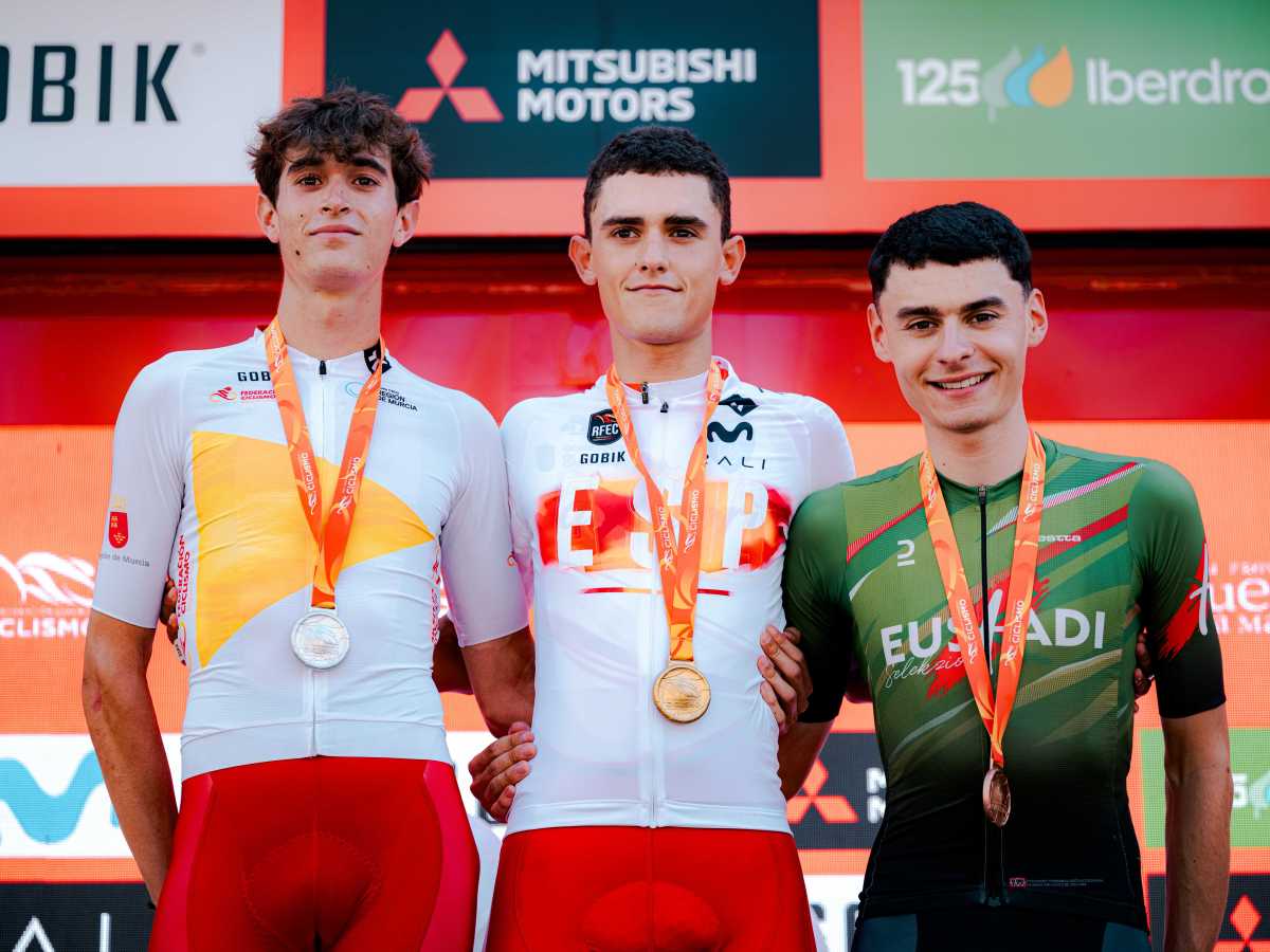 Aimar Alarcia, medalla de bronce en la crono sub-23 del Campeonato de&nbsp;España