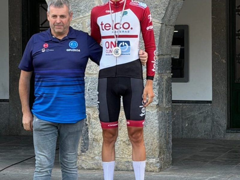 Aimar Alarcia suma un nuevo podio en el Campeonato de Euskadi&nbsp;CRI